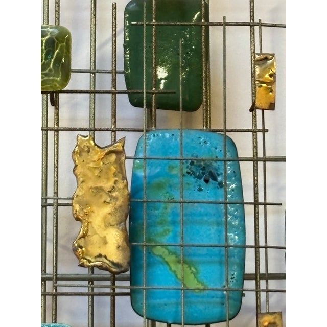 Curtis Jere 1960s Metal and Enamel Wall Sculpture by Cranbrook Products For Sale - Image 4 of 7