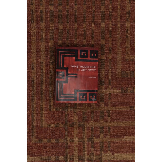 Contemporary French Art Deco Style Geometric Wool Rug, by Rug & Kilim, India For Sale - Image 9 of 10