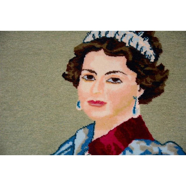 Queen Elizabeth II Tabriz Rug, 1970s For Sale - Image 6 of 13