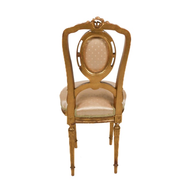 French Late 19th Century Antique French Ladies Slipper Chair For Sale - Image 3 of 5