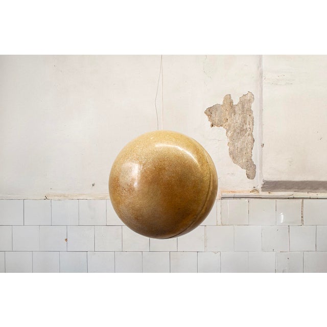 Luci Italia Space Age Fiberglass Chandelier by Luci Italia, Italy, 1960s For Sale - Image 4 of 4