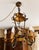 Naturalistic Chandelier in Painted Sheet Metal and Saxon Porcelain, 1950s For Sale - Image 3 of 8