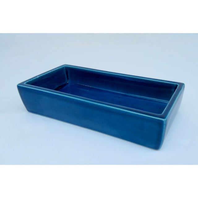 Vintage C.1960's Italian Aldo Londi for Bitossi Ceramic Glazed Lidded Keepsake/Decorative Accent Box For Sale - Image 9 of 12