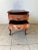 Vintage French Rococo Style Solid Teak 2 Drawer Nightstand. For Sale - Image 9 of 12