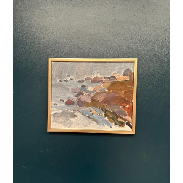 Roger Hägnert, Öland Motif, 1989, Oil Painting on Canvas, Framed For Sale - Image 13 of 17