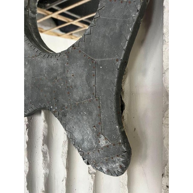 Designer Unknown France 1960s H 52cm × W 35cm A wonderfully characterful French mirror with an unusual, sculptural...