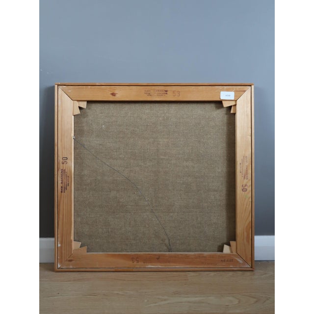 1978 Modernist 'The Piano' Vintage Swedish Expressive Still Life Oil Painting, Framed For Sale - Image 11 of 11