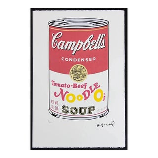 1986 Carnegie Museum of Art After Andy Warhol "Campbell's Soup Ii" Lithograph For Sale