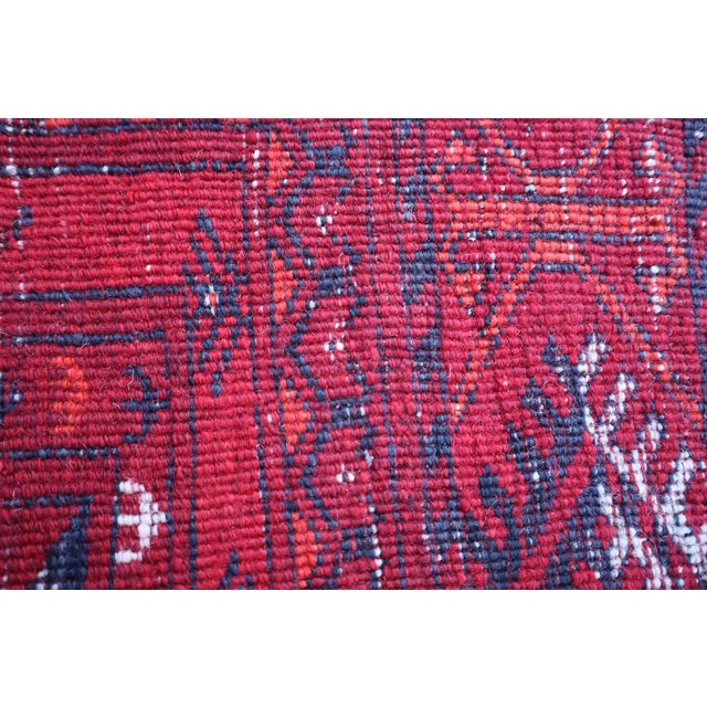 Hand Knotted Vintage Runner Rug For Sale - Image 6 of 6