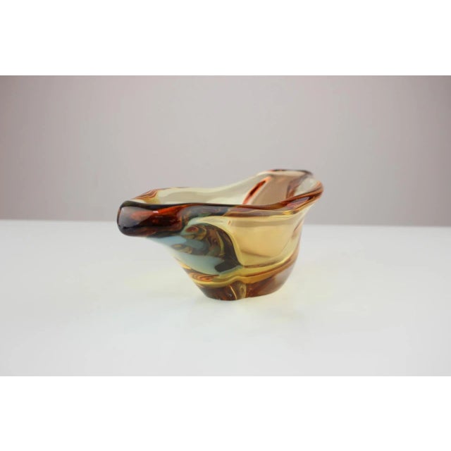Mid-Century Modern Mid-Century Glass Bowl by Josef Hospodka, 1960s For Sale - Image 3 of 8