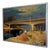 French School, Bridge Workers, 1950s, Oil on Canvas, Beech and Silver For Sale