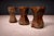 Brown Set of Three Stools in Pequi Hardwood, Jose Zanine Caldas, 1970s For Sale - Image 8 of 8