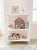 Textile Vintage "Salon Bella" House-Shaped Toy Storage Box For Sale - Image 7 of 12