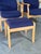 1970s Bentwood High Back Lounge Chairs With Ottoman Set of 3 Vintage Mid-Century Modern 1970s For Sale - Image 5 of 11