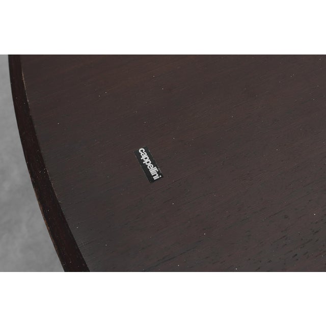 Minimalist Walnut Coffee Table from Cappellini, Italy, 1990s For Sale - Image 10 of 12