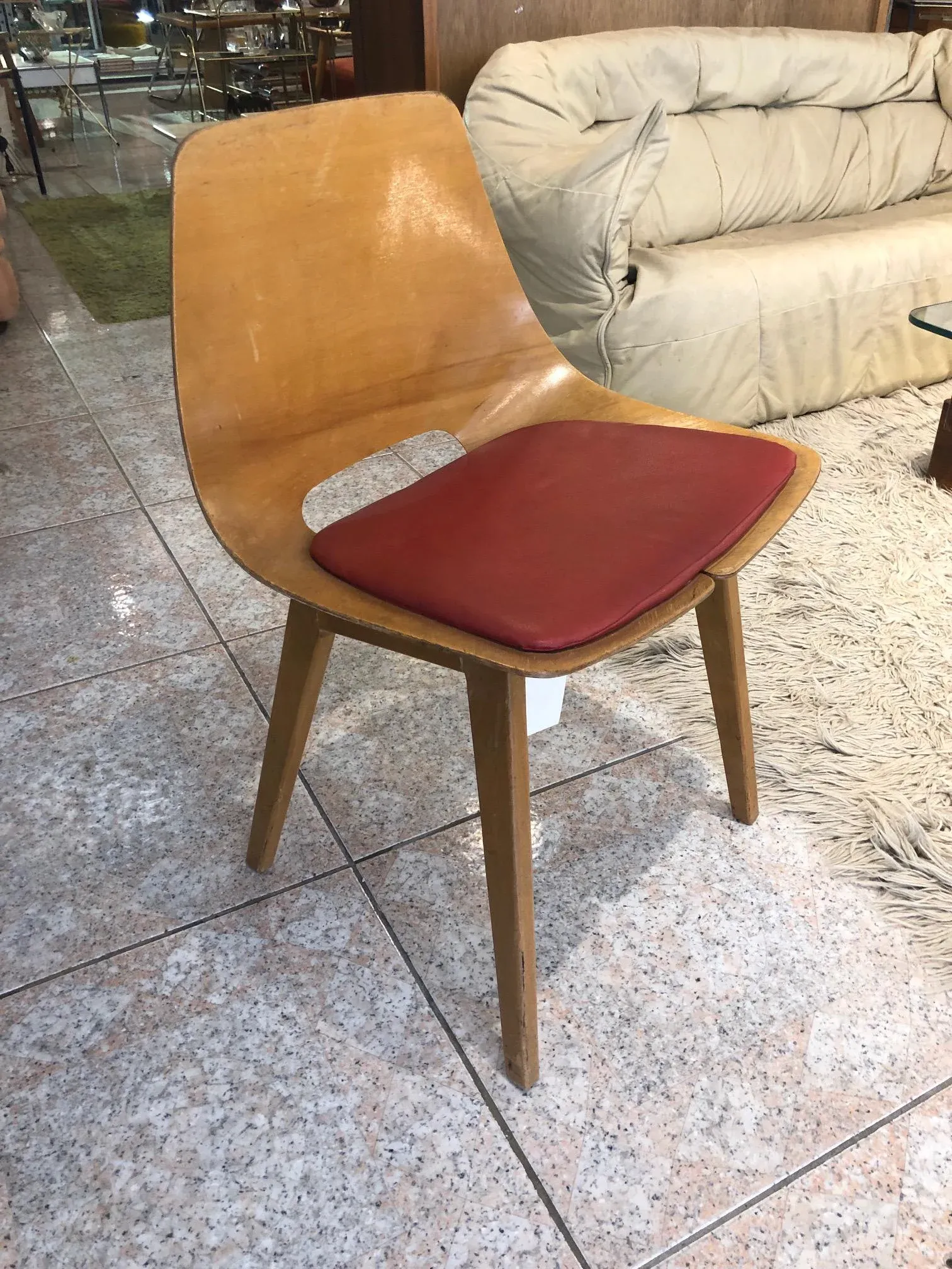 Tonneau Chair by Pierre Guariche for Steiner, 1950s | Chairish