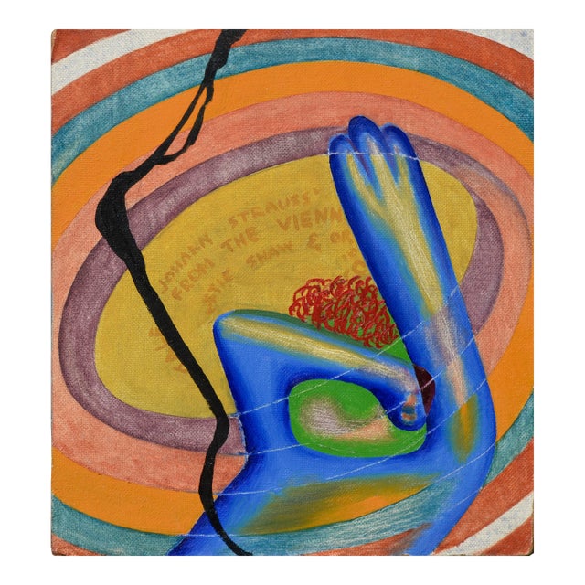 Johann Strauss & Artie Shaw - Mid Century Modern Abstract by Clark Blocher For Sale