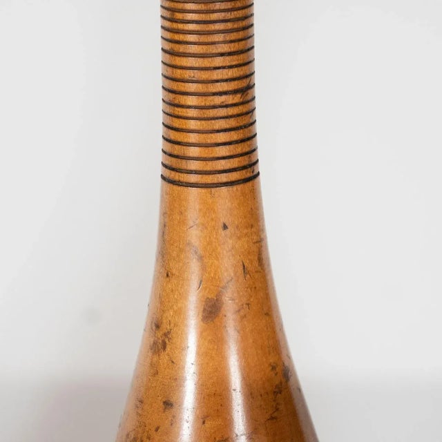 Vintage 1950s Retrofitted Juggling Pin Lamps - a Pair For Sale In New York - Image 6 of 12