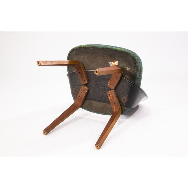 Eero Saarinen for Knoll Model 72 Side Chair (Plb) 1948 Original Knoll Upholstery For Sale - Image 10 of 11