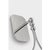 Modern Windsor Smith for Visual Comfort Signature Jodo 19" Single Sconce in Polished Nickel with White Glass For Sale - Image 3 of 9