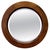 Wood Round Mirror attributed to Giuseppe Rivadossi, Italy, 1970s For Sale - Image 7 of 7