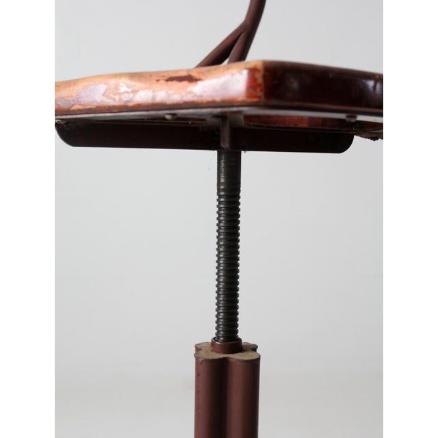 Brown 1930's Western Electric Operators Chair For Sale - Image 8 of 12
