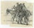 Gabriele Galantara, Horsemen, Mixed Media Drawing, Early 20th Century For Sale - Image 3 of 3