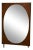 Walnut Mid-Century Modern Mirror by Dixie For Sale