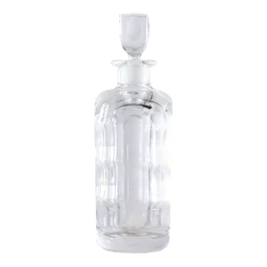 Vintage Orrefors Heavy Cut Crystal Decanter
