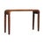 Amber Oak-Finish Mango Wood Curved Console Table For Sale In Philadelphia - Image 6 of 7