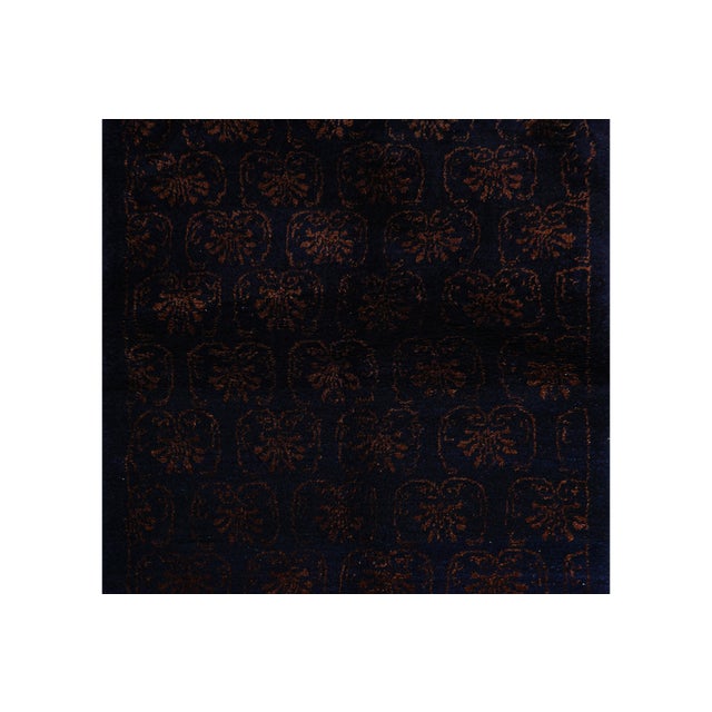 Oxblood Red Vintage Turkish Karapinar Tulu Rug 4'5'' X 6'1'' For Sale - Image 8 of 10