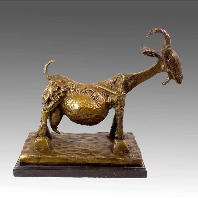 2020s Sculpture of a Goat, 2025, Bronze For Sale - Image 5 of 7