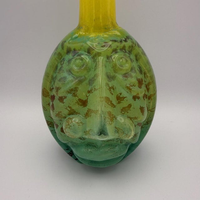 Postmodern Rio Face Vase by Bertil Vallien for Kosta Boda, 1990s For Sale - Image 3 of 14