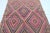 Raspberry Pink Turkish Sardes Nomad's Kilim Embroidered Rug For Sale - Image 8 of 13