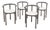Model 4855 Chairs by Anna Castelli Ferrieri for Kartell, 1981, Set of 4 For Sale