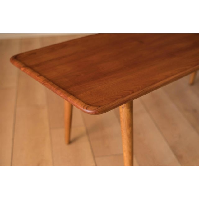 1960s Vintage Danish At-11 Solid Teak Coffee Table by Hans J. Wegner For Sale - Image 5 of 10