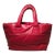 Chanel Red and Navy Puffy Leather Cocoon Tote Bag For Sale
