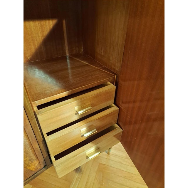 Brown Cocktail Bar by Paolo Buffa, 1940s For Sale - Image 8 of 11