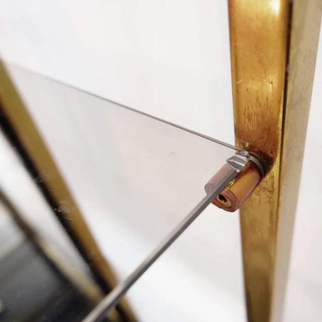 Black Vintage French Bookcase, 1970s For Sale - Image 8 of 16