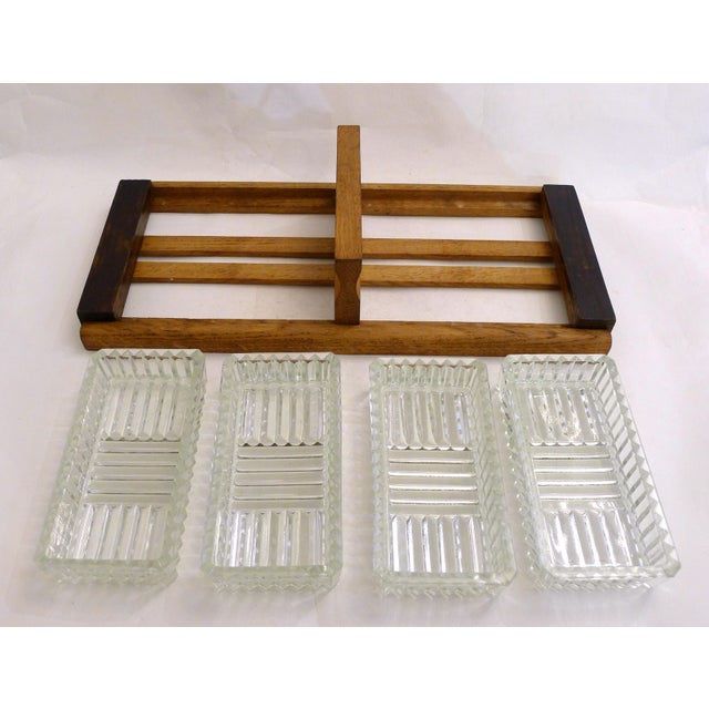 Vintage Art Deco Appetizer Tray, 1950s For Sale - Image 10 of 13