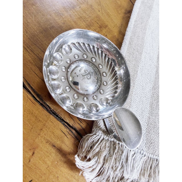 Silver 1960s Christofle Silver Wine Tasting Cup From Intercontinental Hotel Paris For Sale - Image 8 of 8