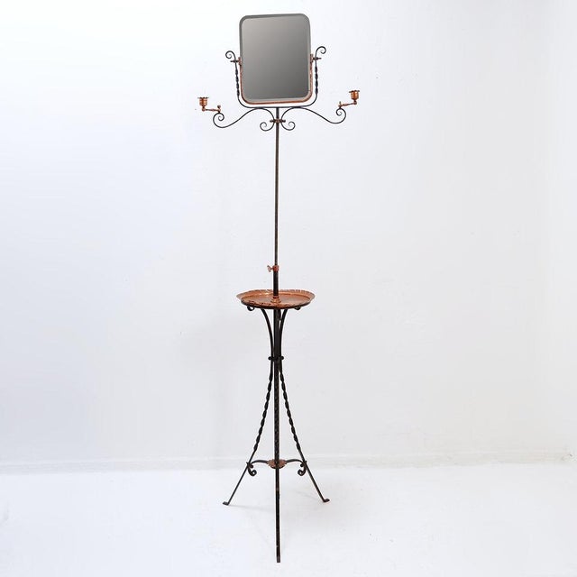 French Barber Mirror, 1930s For Sale - Image 6 of 16