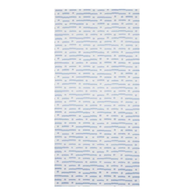 Abstract Ikat is a rhythmic broken-stripe wallpaper design with the subtle striations of a warp-printed fabric. Its small-...