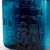 Blue Brutalist Blue Glass Bottle from Empoli, 1960s For Sale - Image 8 of 11