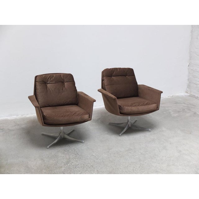 Sedia Swivel Lounge Chairs by Horst Brüning for Cor, 1972, Set of 2 For Sale - Image 4 of 18