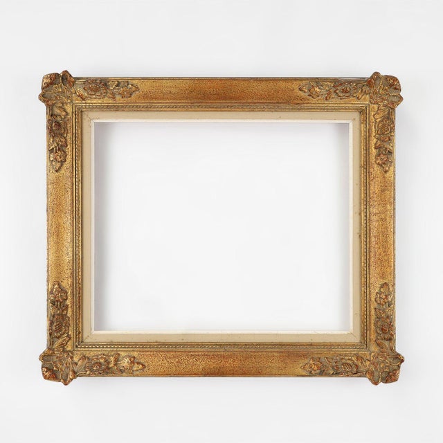 Baroque Gilded Painting Frame in Wood, France, 1900s For Sale - Image 11 of 11
