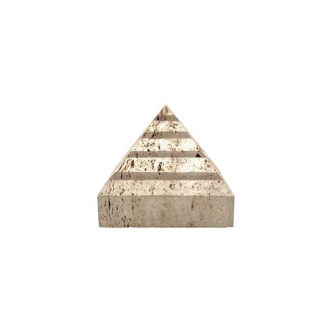 Stone Travertine Desk Organizer by Enzo Mari for Fratelli Mannelli, Italy, 1970s For Sale - Image 7 of 18