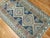 Contemporary Early 20th Century Blue Geometric Kazak Rug For Sale - Image 3 of 6