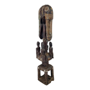 Rare Vintage Dogon/Marka Tribe Figural Tellem Sculpture 32" H
