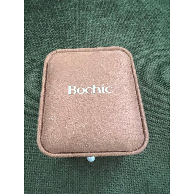 Bochic "Capri" Pink Quartz & White Topaz Earrings Set In 18K Gold & Silver For Sale - Image 4 of 18